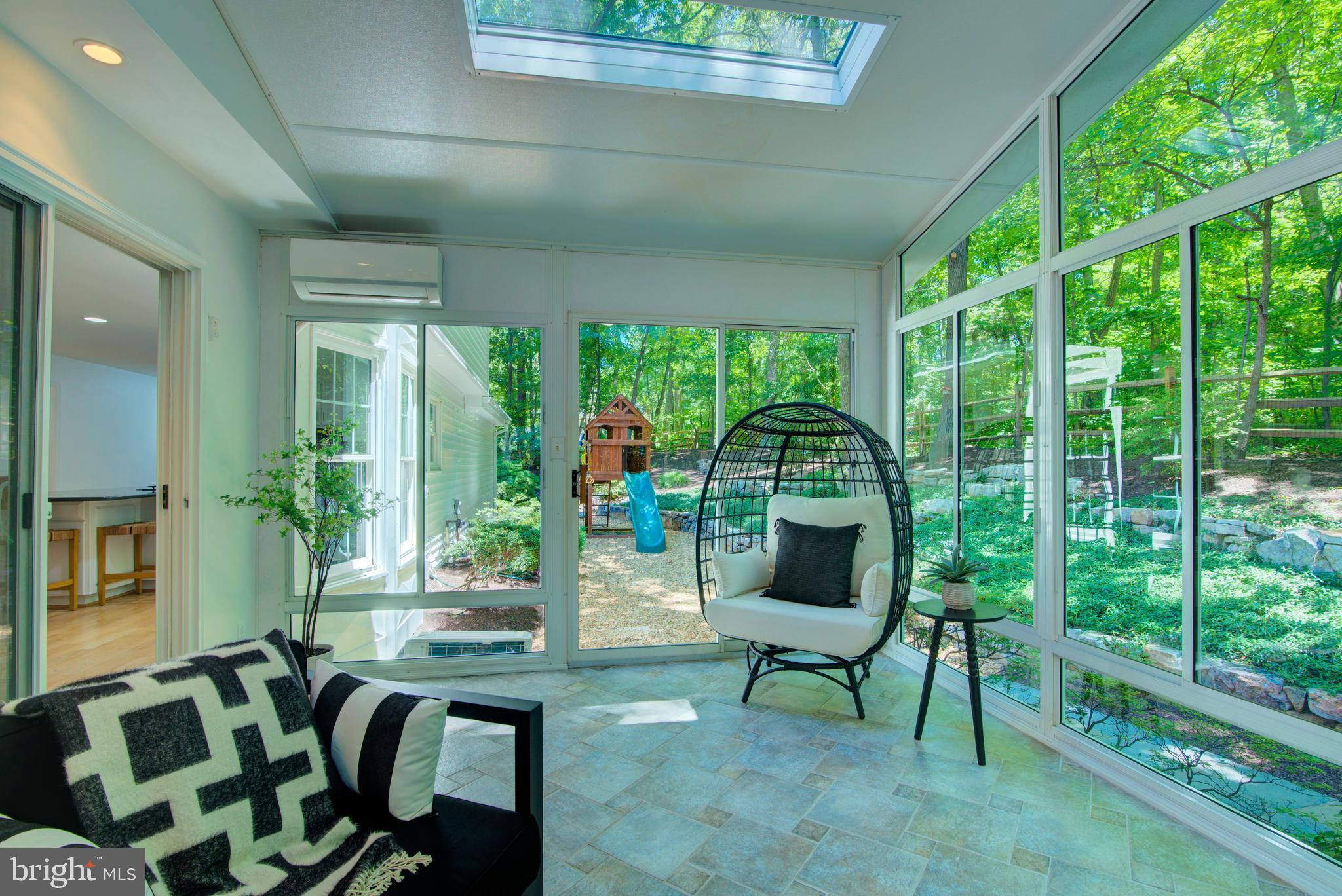 12029 Lake Newport Road Reston, VA 20194 - Photo 11 of 30 Four Season Sunroom with Mini Split A/C and Heat.