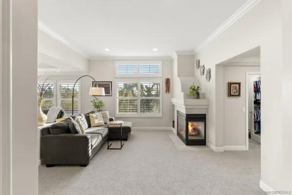 a view of a balcony with an outdoor space