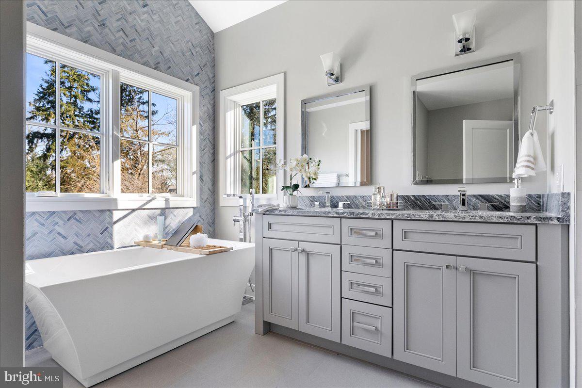 61 Harris Road Princeton, NJ 08540 - Photo 17 of 34 Ensuite Bath for Primary Bedroom