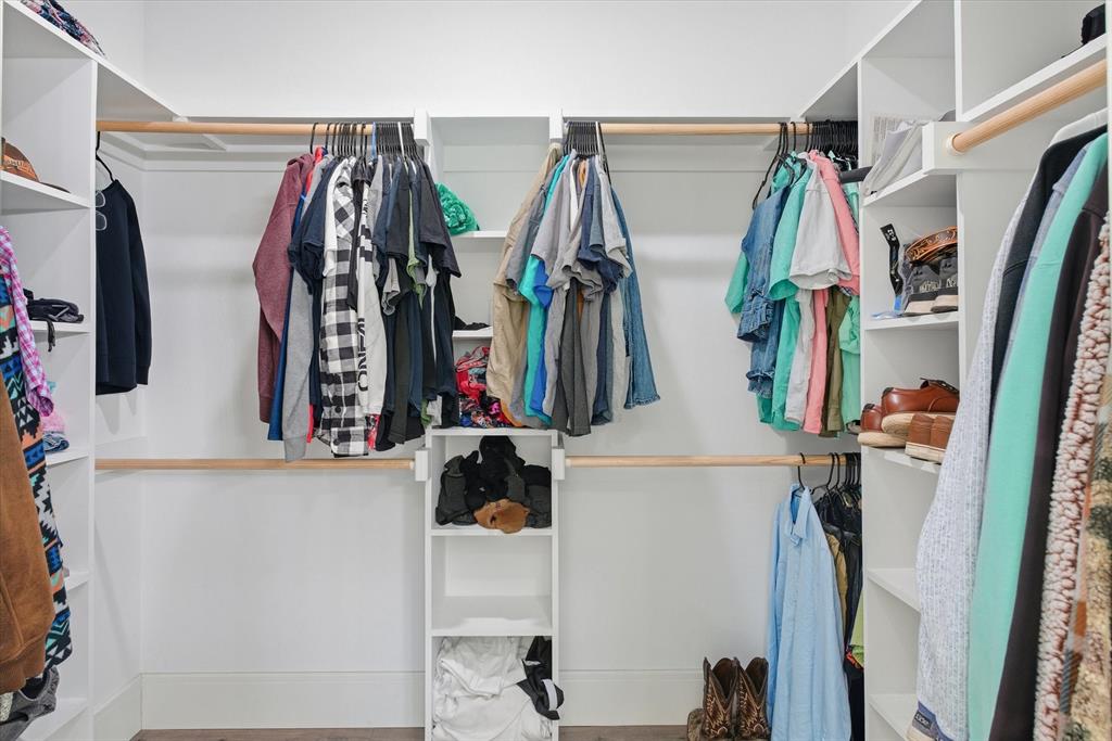 1159 Highway 276 Emory, TX 75440 - Photo 19 of 39 a view of walk in closet with clothes and shoes
