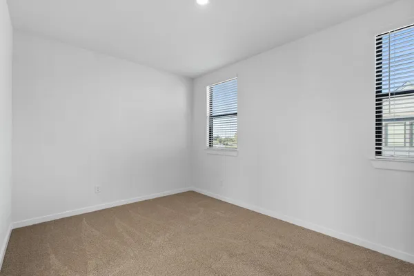 a view of a balcony from door