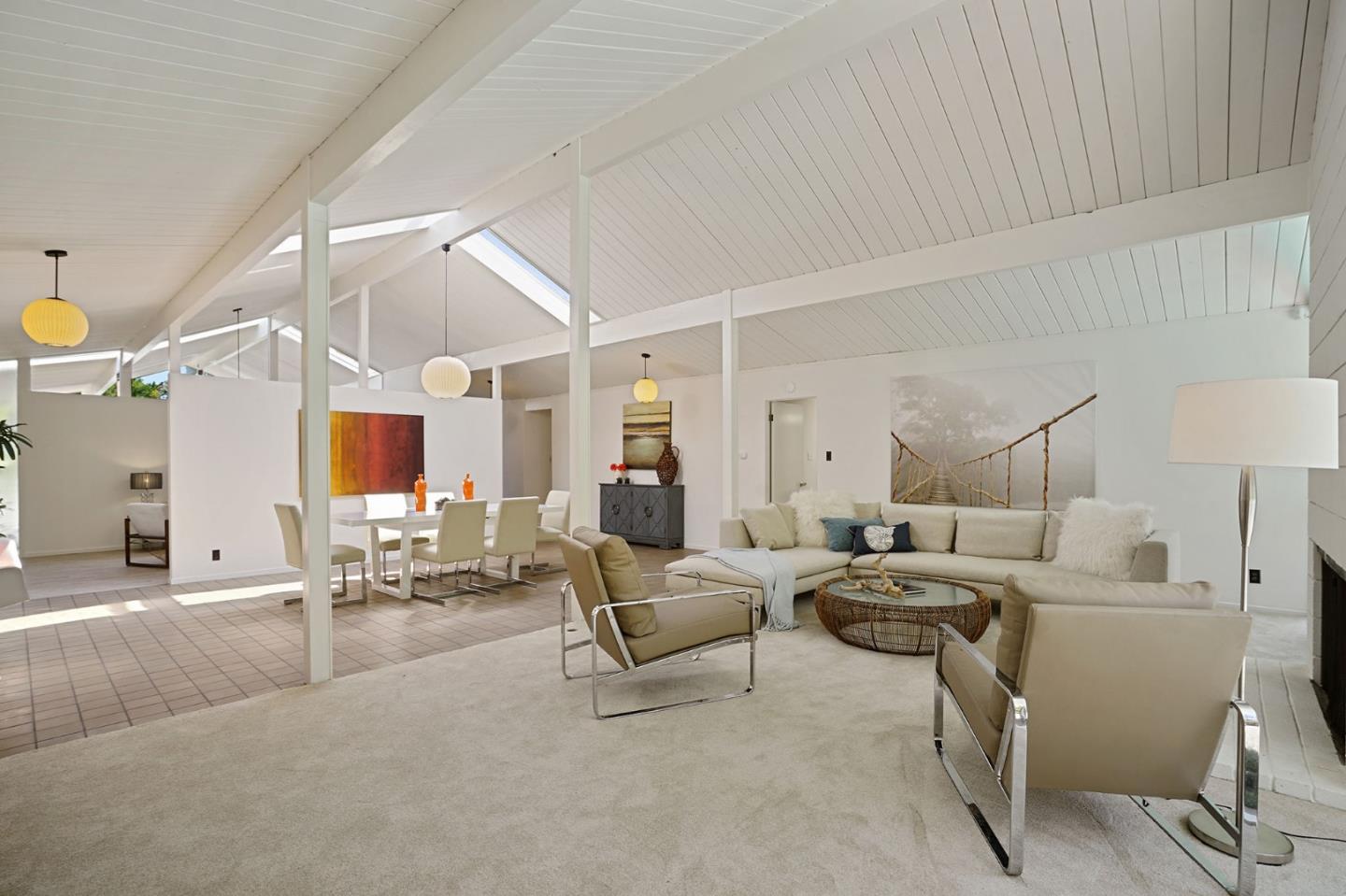 1775 Hunt Drive Burlingame, CA 94010 - Photo 14 of 37 a living room with furniture and a large window