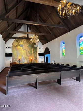 a view of store room with wooden floor