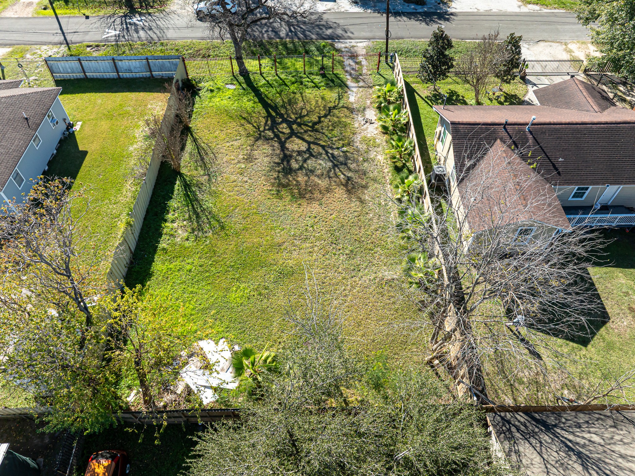 206 Oddo Street Houston, TX 77022 - Photo 2 of 18 a aerial view of a house with a yard