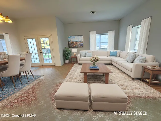 a view of kitchen and refrigerator