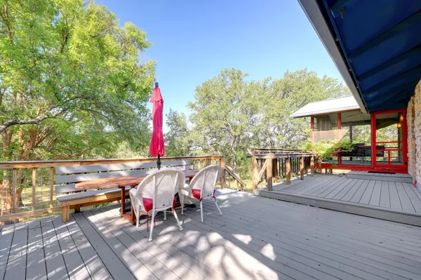 a outdoor space with chairs