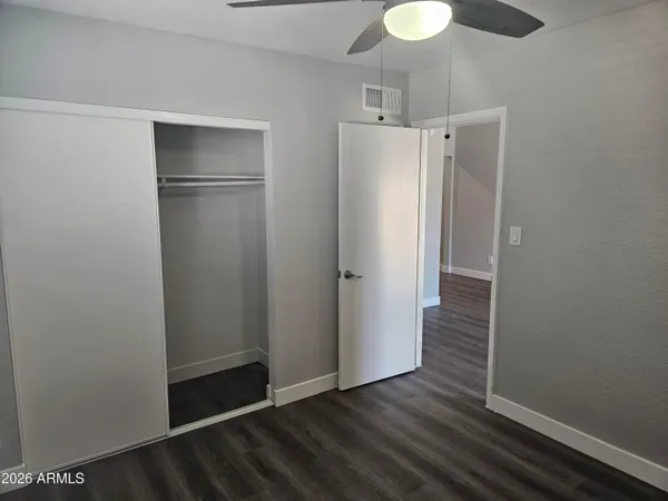 a view of a hallway with entryway