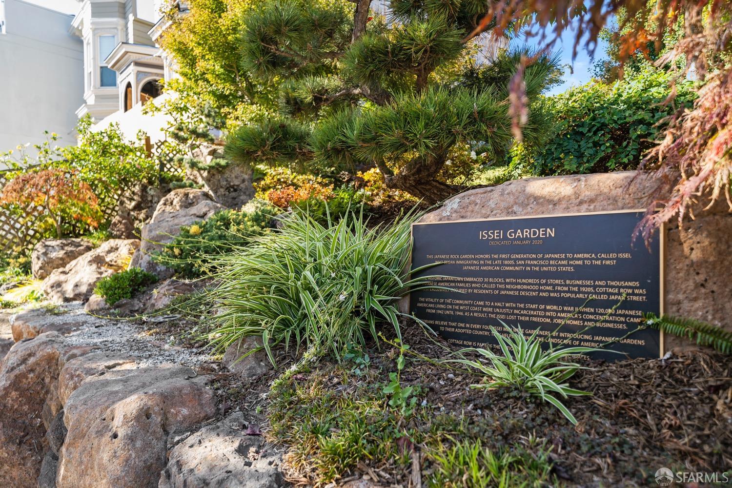 1 Cottage Row San Francisco, CA 94115 - Photo 39 of 52 a view of house with a yard and potted plants