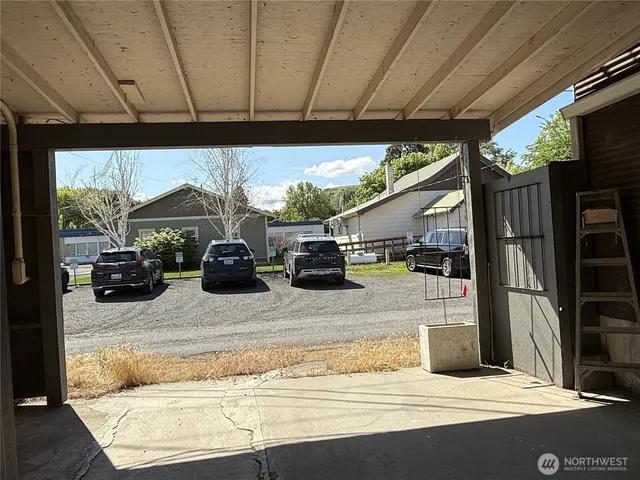 a view of kitchen and utility room