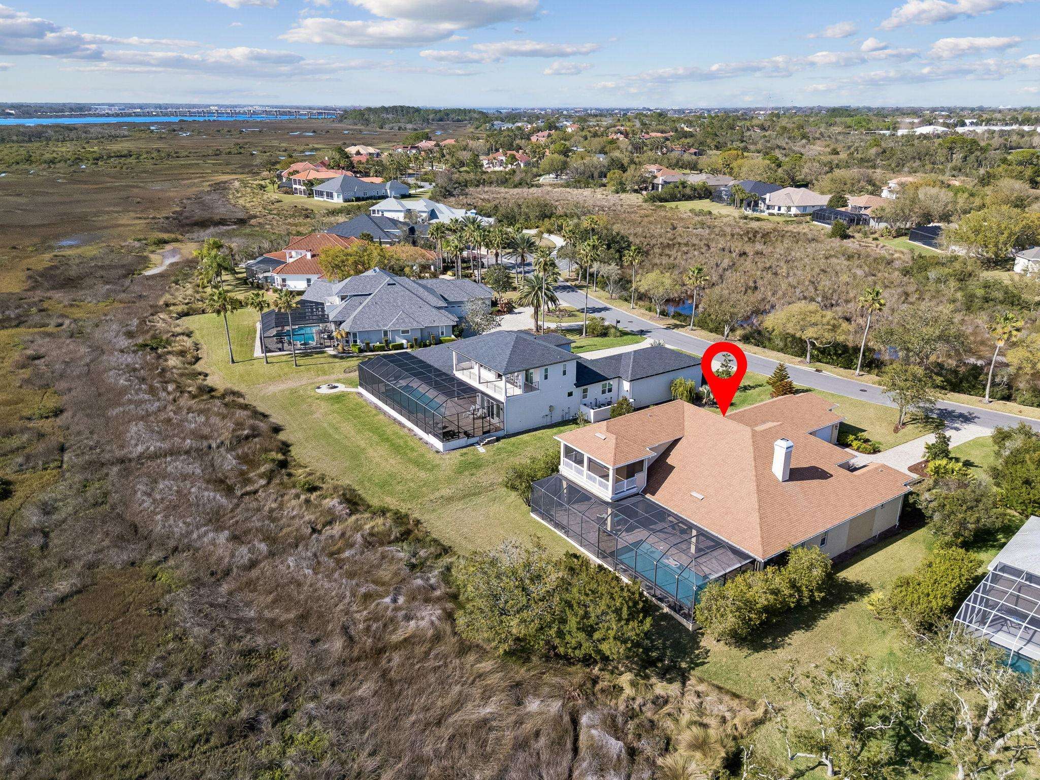 409 Lookout Point Drive St. Augustine, FL 32080 - Photo 80 of 90 Aerial view of residential area