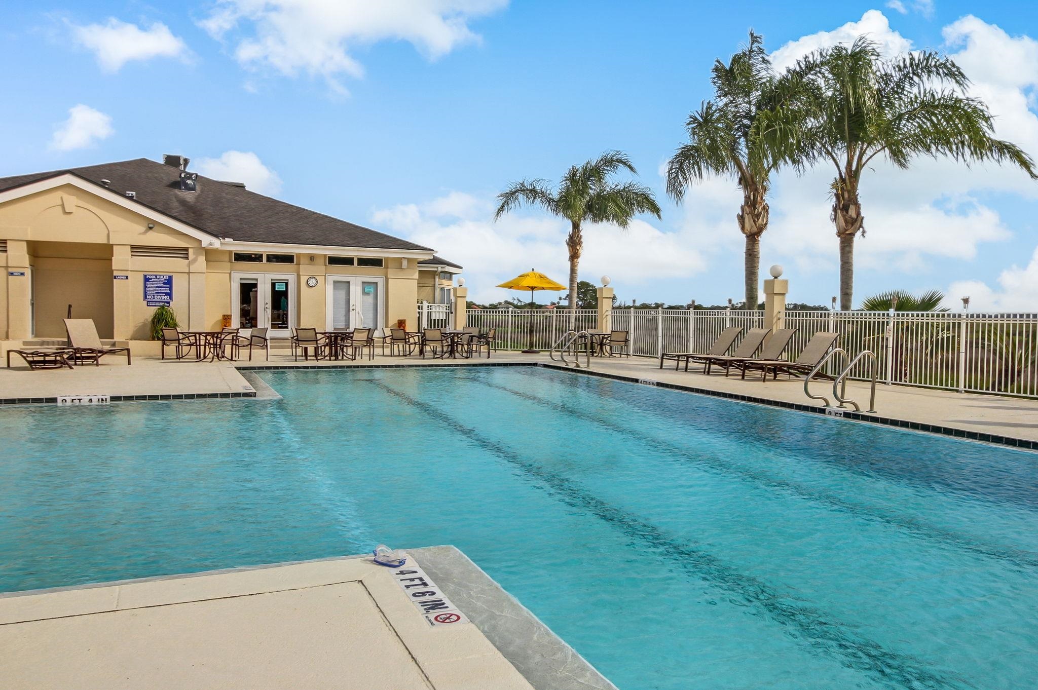 409 Lookout Point Drive St. Augustine, FL 32080 - Photo 85 of 90 Community pool featuring a patio area and french doors