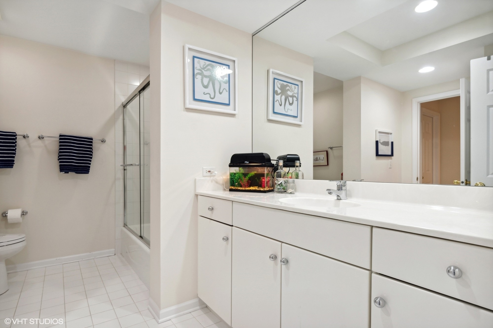 2013 Royal Ridge Drive Northbrook, IL 60062 - Photo 24 of 43 a bathroom with a sink and a mirror