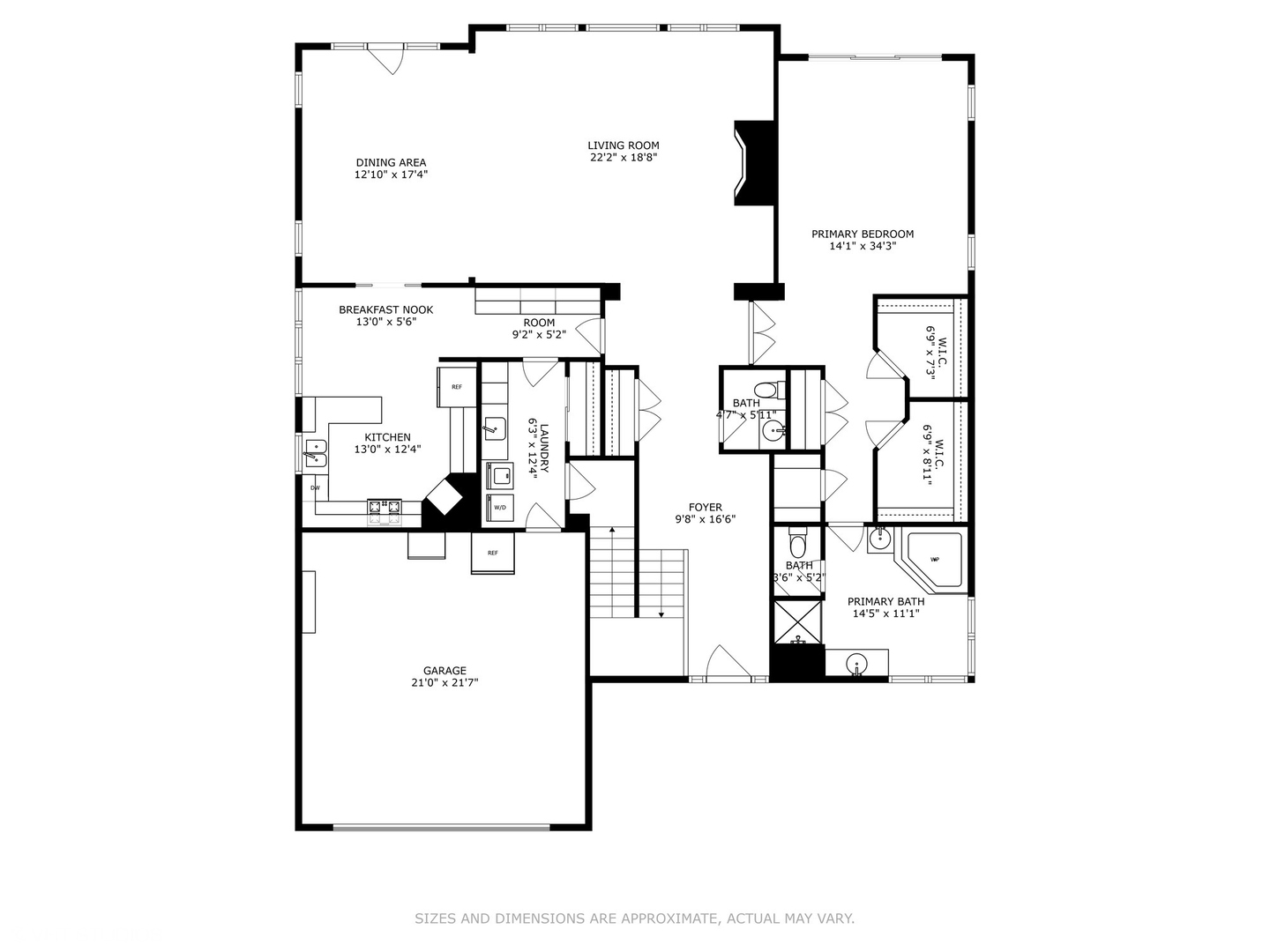 2013 Royal Ridge Drive Northbrook, IL 60062 - Photo 41 of 43 a picture of a floor plan