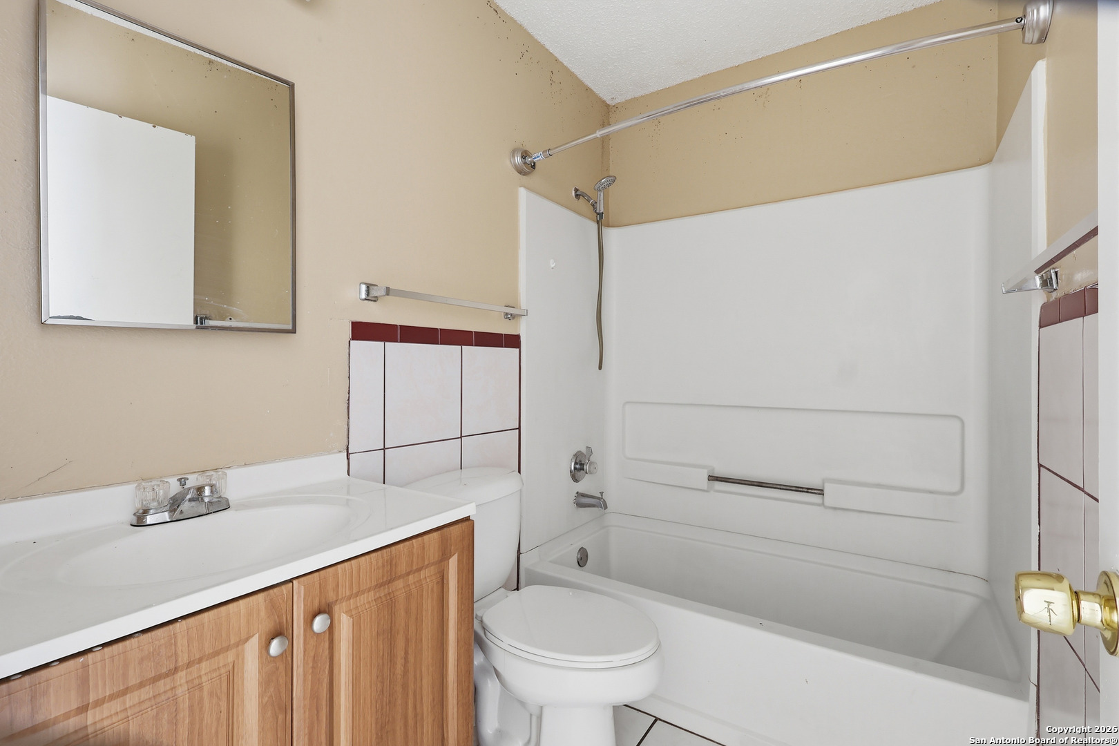 8264 Longhorn Ridge Drive Converse, TX 78109 - Photo 12 of 16 a bathroom with a sink a toilet and shower