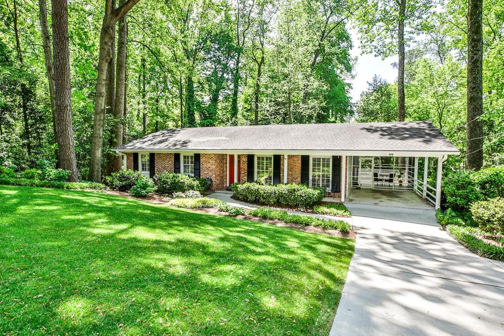 2301 Ferndale Drive Decatur, GA 30030 - Photo 1 of 1 Hidden city sanctuary in the center of it all! Tucked away on a quiet tree-lined neighborhood street, this 1950s all brick ranch sits on a deep private lot adjacent to the City of Decatur line, awarding you all the perks of city living sans the high taxes! Zoned for top-rated Fernbank Elem in an UNBEATABLE LOCATION! Short stroll to downtown Decatur, endless dining/retail, MARTA and plethora of parks/trails including Glenlake Park, Medlock Park and PATH.
