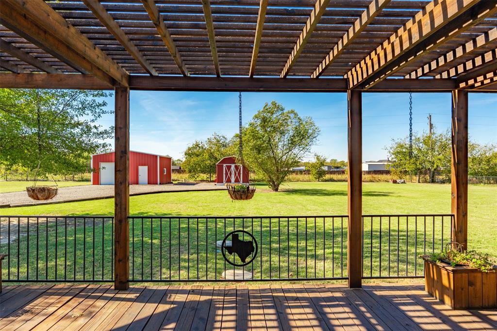 11306 Jennifer Circle Sanger, TX 76266 - Photo 19 of 24 a view of a porch