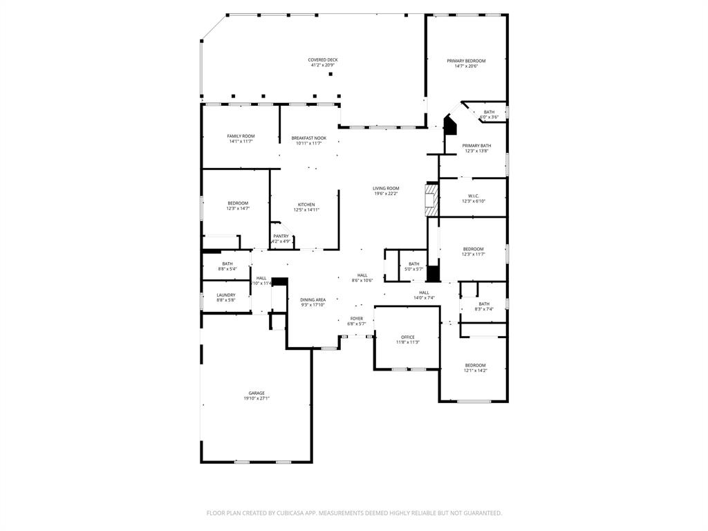 11306 Jennifer Circle Sanger, TX 76266 - Photo 24 of 24 a picture of floor plan
