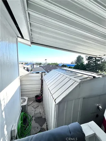 a outdoor space with lots of tables and chairs