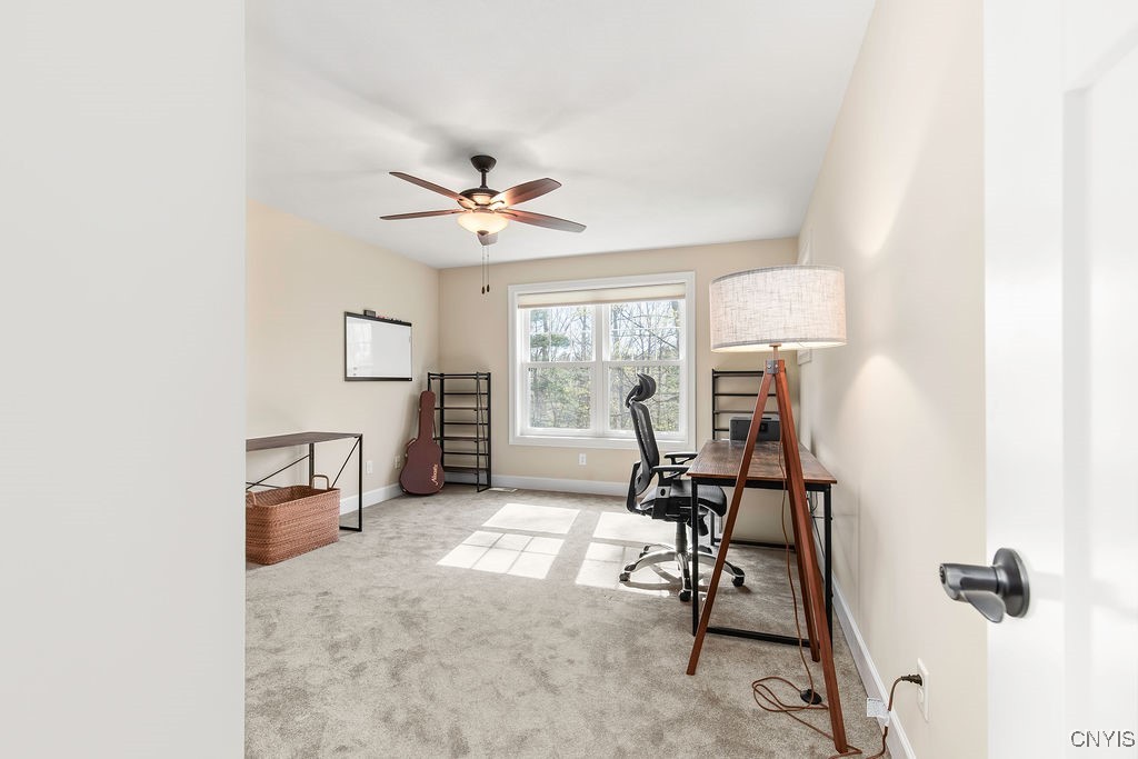 3830 Rippleton Road Cazenovia, NY 13035 - Photo 19 of 32 3rd bedroom currently being used as office. Doubl