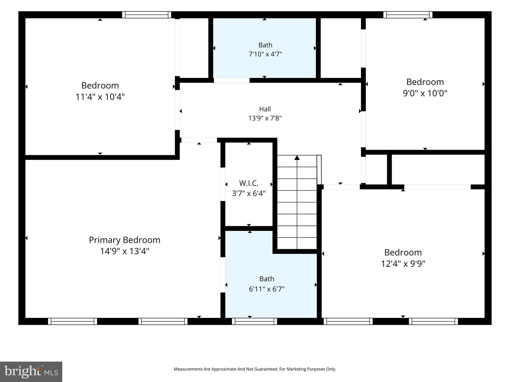18198 Springs Road Jeffersonton, VA 22724 - Photo 80 of 80 Upstairs: Floor Plan