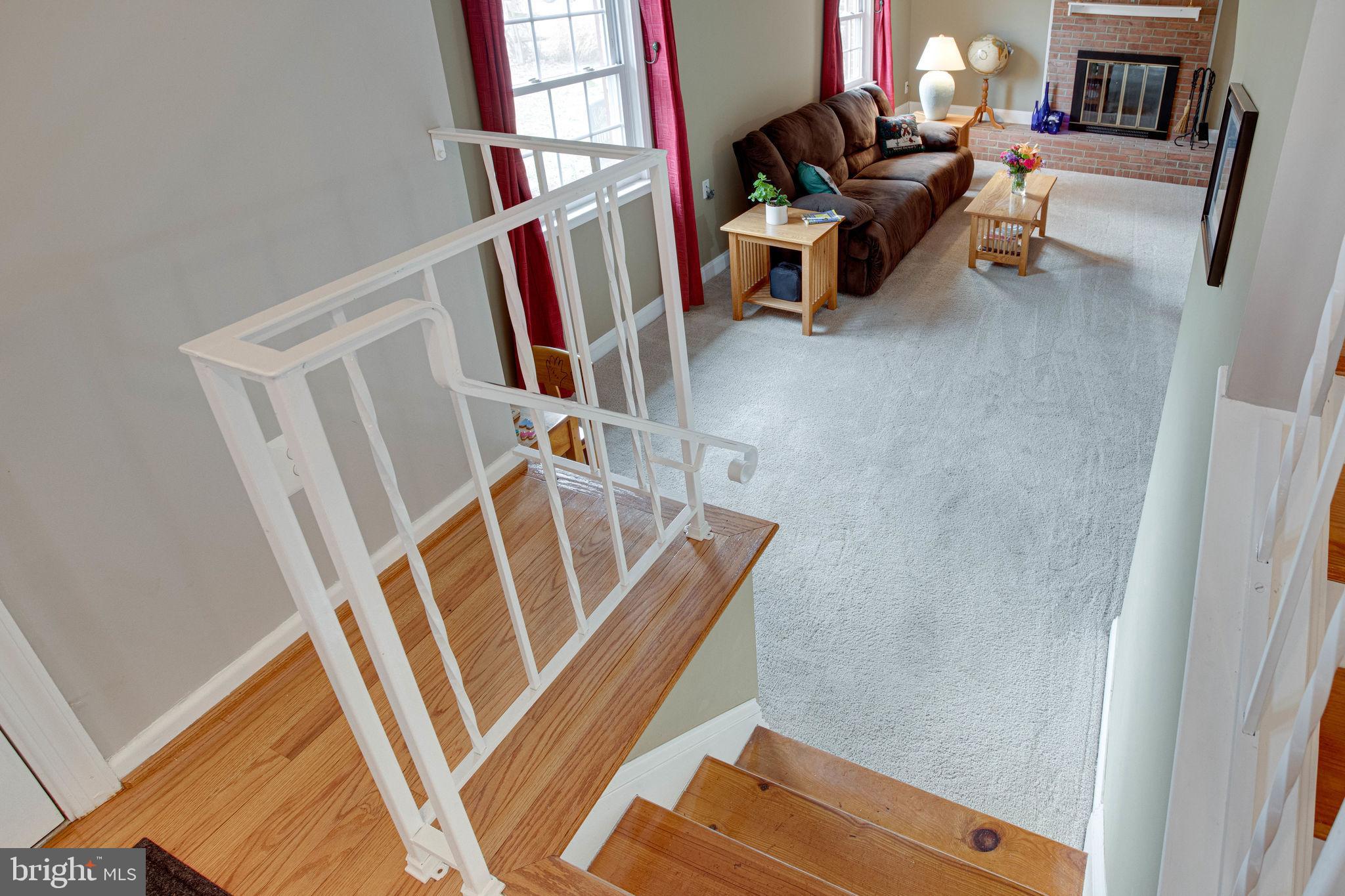 4301 Still Meadow Road Fairfax, VA 22032 - Photo 7 of 33 A few steps down to the FR