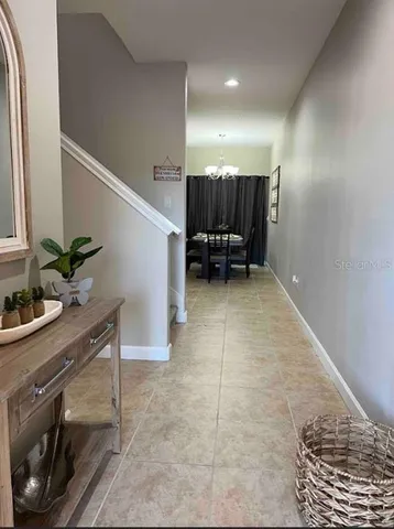 a front view of a house with entryway