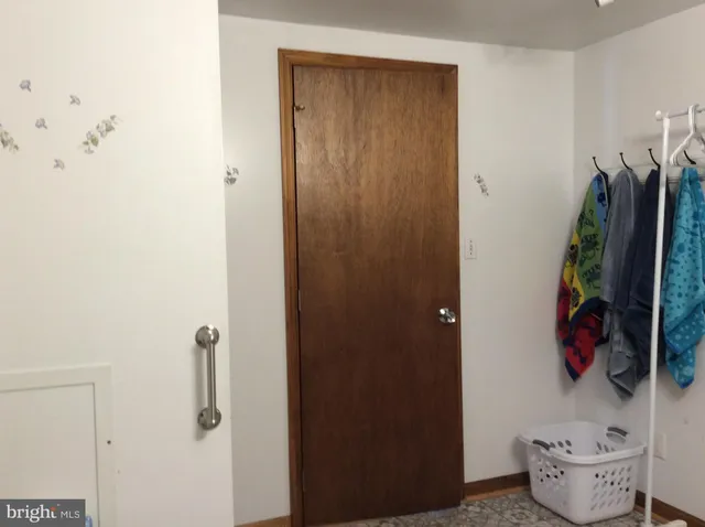 a view of front door