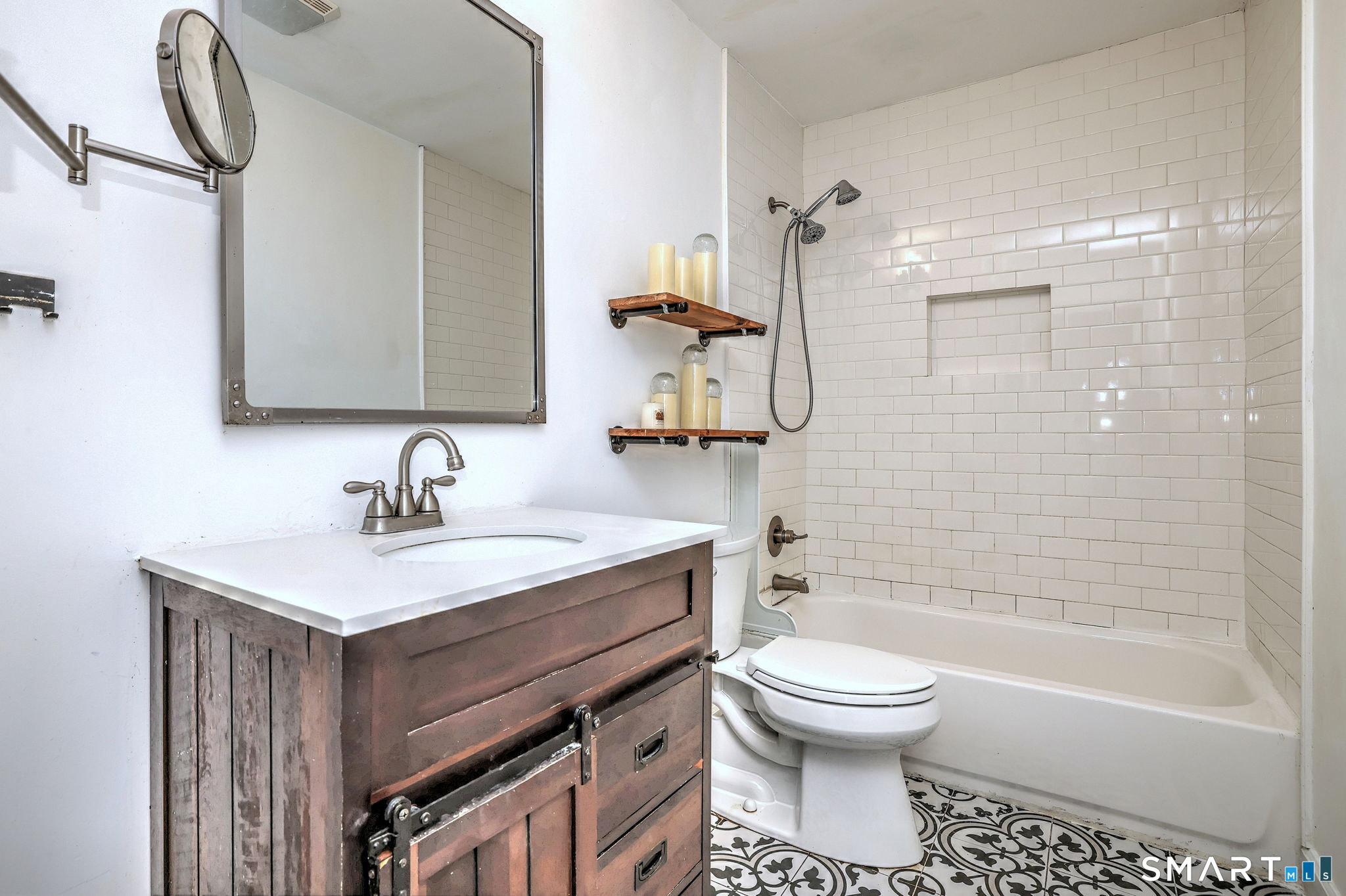 42 Highland Avenue Ansonia, CT 06401 - Photo 30 of 40 a bathroom with a sink toilet and shower