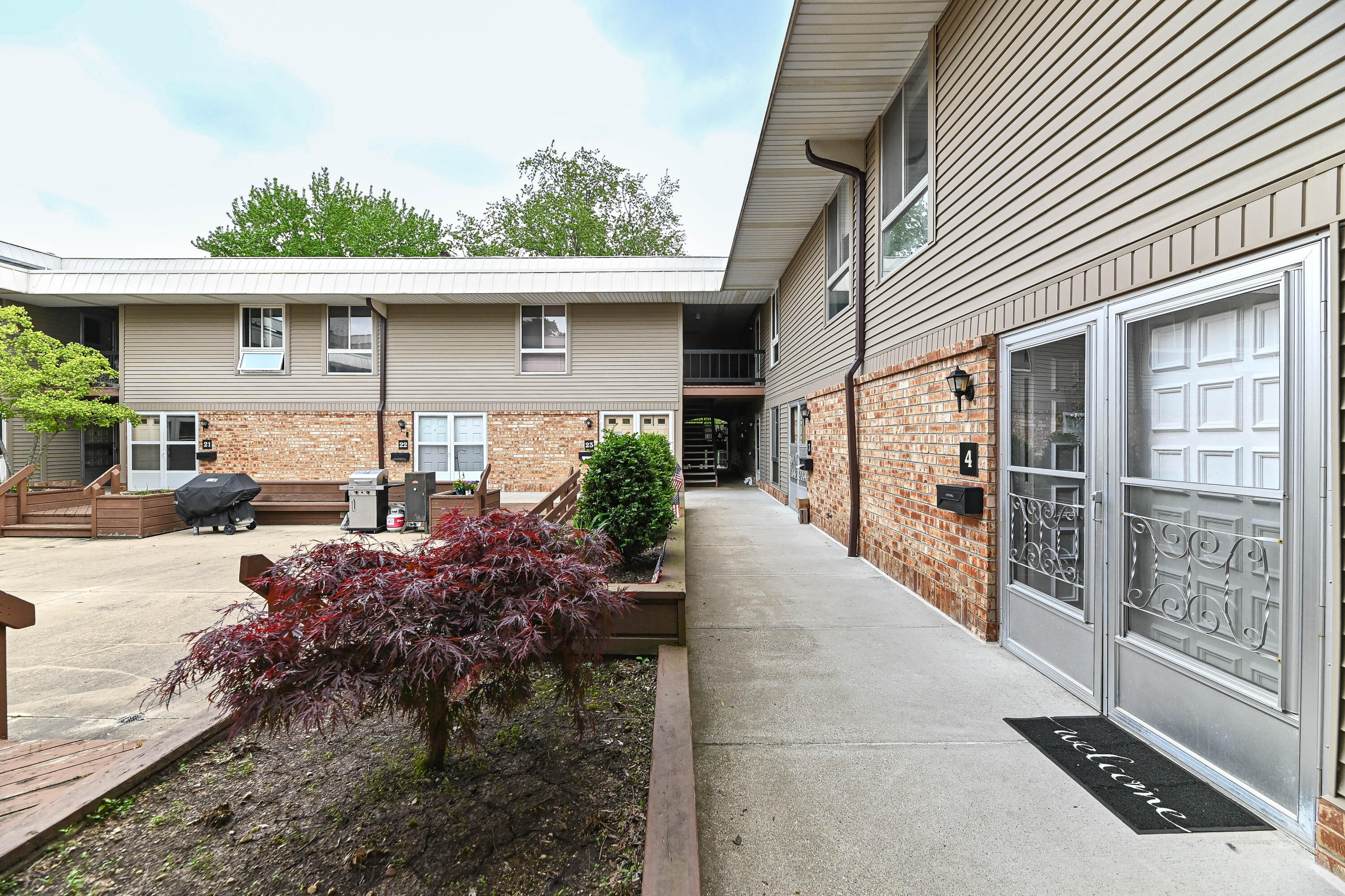 11926 West Mill Road, Unit 4 Milwaukee, WI 53225 - Photo 21 of 40 Front door of unit 4
