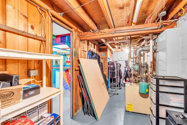 a view of house with swimming pool and furniture