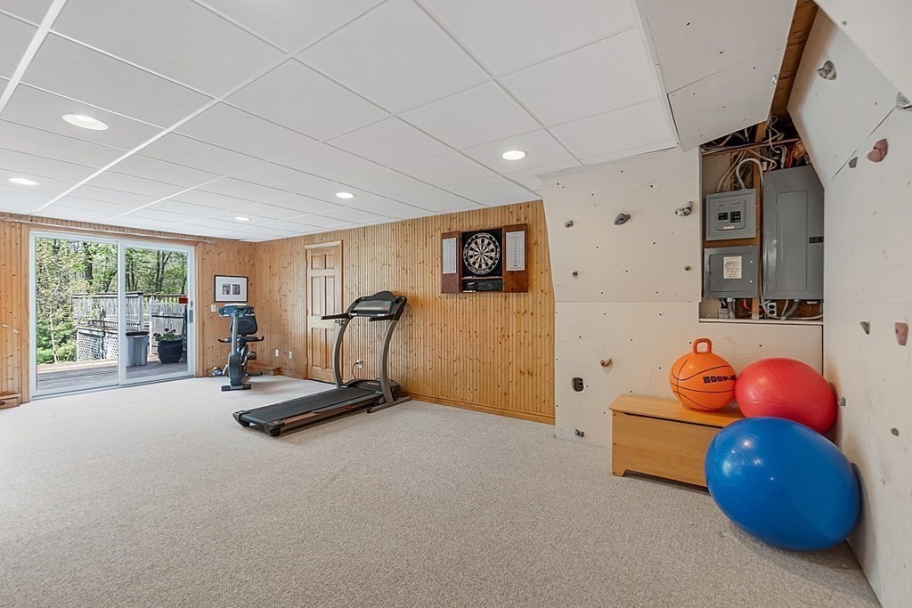 7 Cameron Road Harvard, MA 01451 - Photo 30 of 42 a room with gym equipment