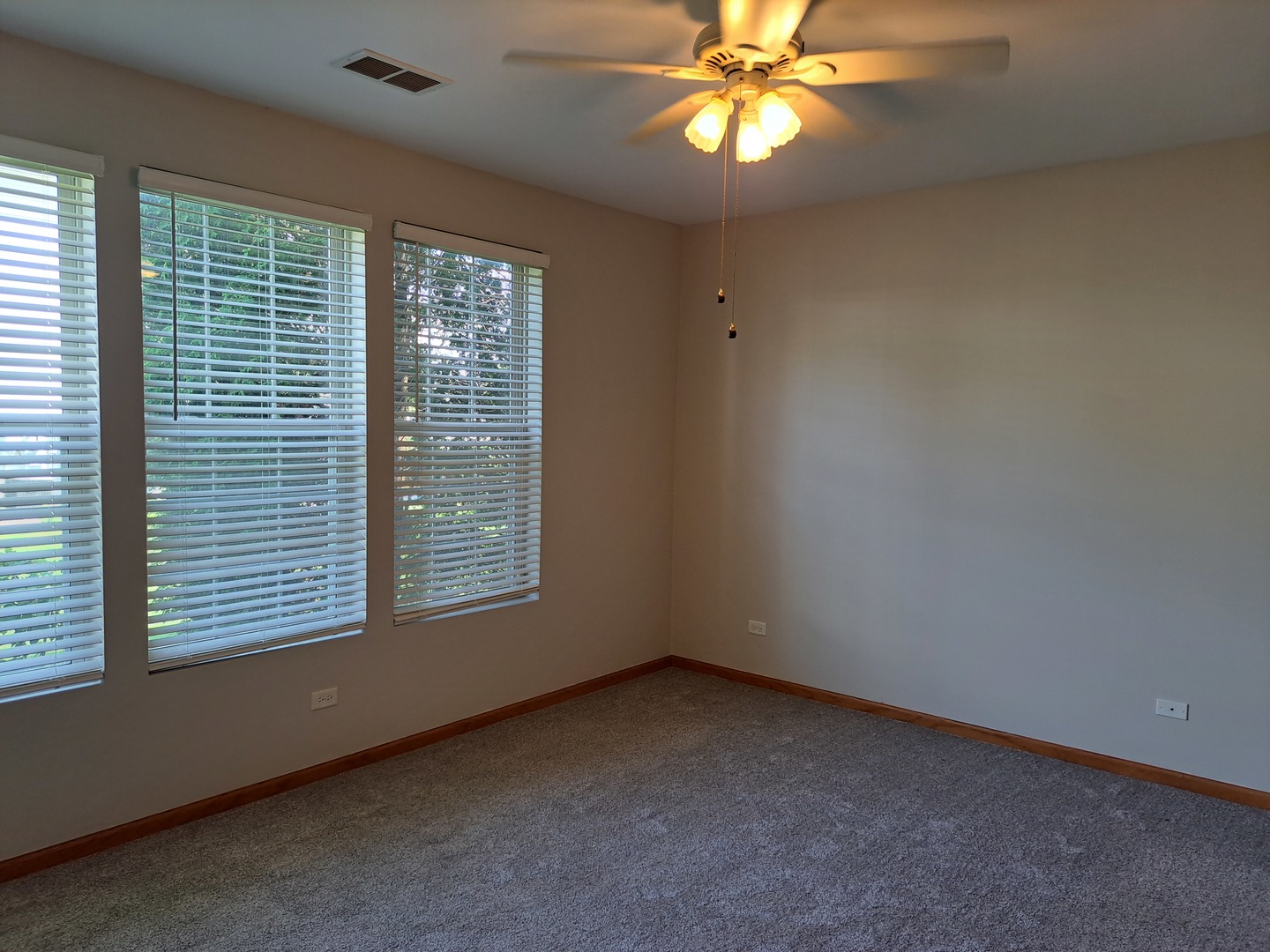 5111 Freeport Court Plainfield, IL 60586 - Photo 17 of 24 an empty room with a window and a fan