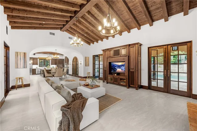 a kitchen with a stove and a refrigerator