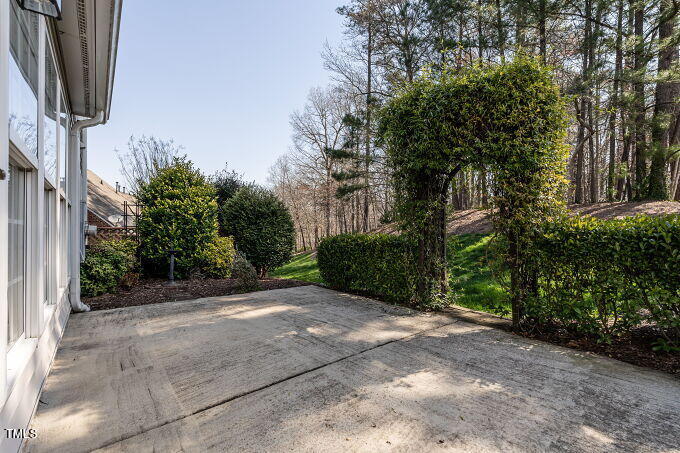 3742 Old Post Road Raleigh, NC 27612 - Photo 32 of 35 a view of a backyard