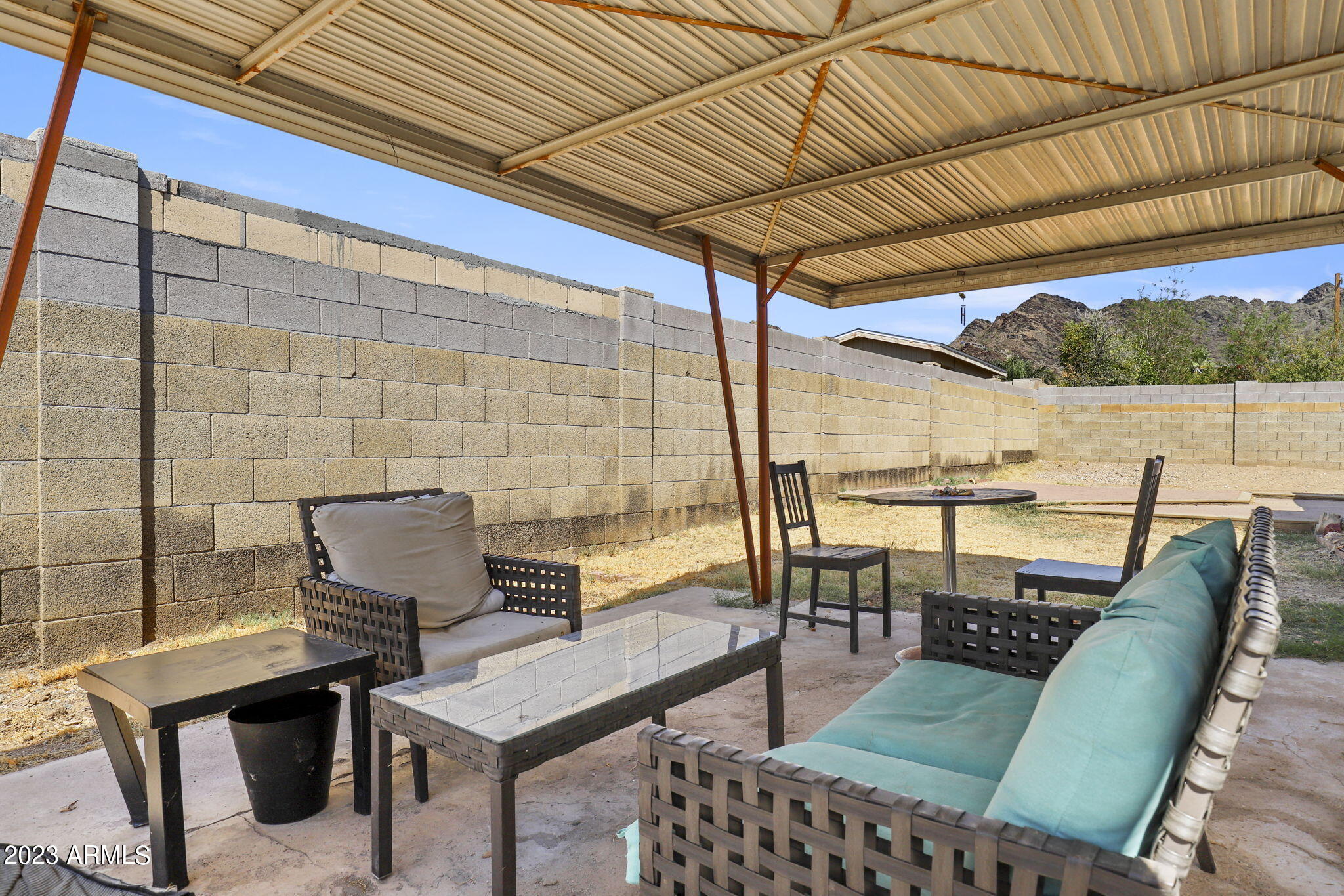 1536 East Mountain View Road Phoenix, AZ 85020 - Photo 39 of 45 Block fencing arond yard for privacy