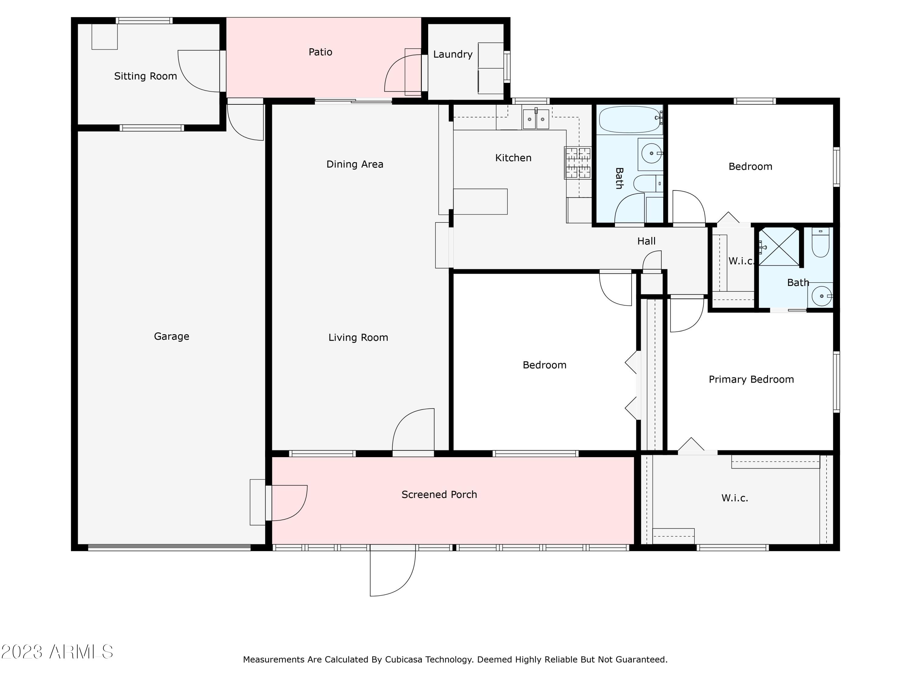 1536 East Mountain View Road Phoenix, AZ 85020 - Photo 45 of 45 Floorplan without dimensions