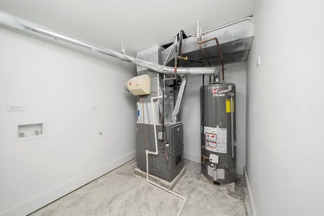 a view of a balcony with furniture