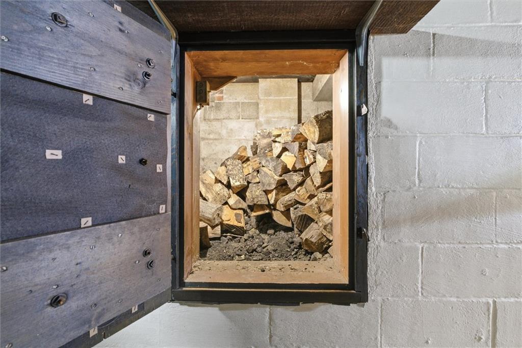 312 Flatwoods Road Vanderbilt, PA 15486 - Photo 38 of 50 a bathroom with a glass shower door and a window