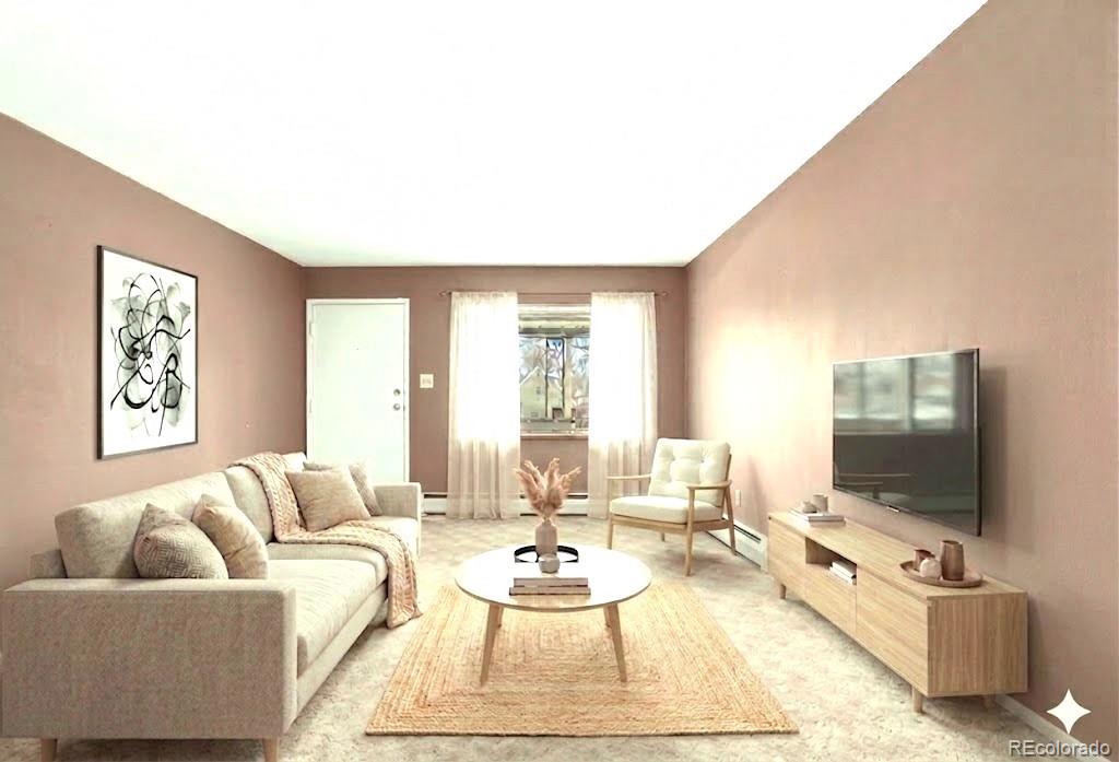 200 East Myrtle Street, Unit 8 Fort Collins, CO 80524 - Photo 8 of 21 a living room with furniture and a flat screen tv