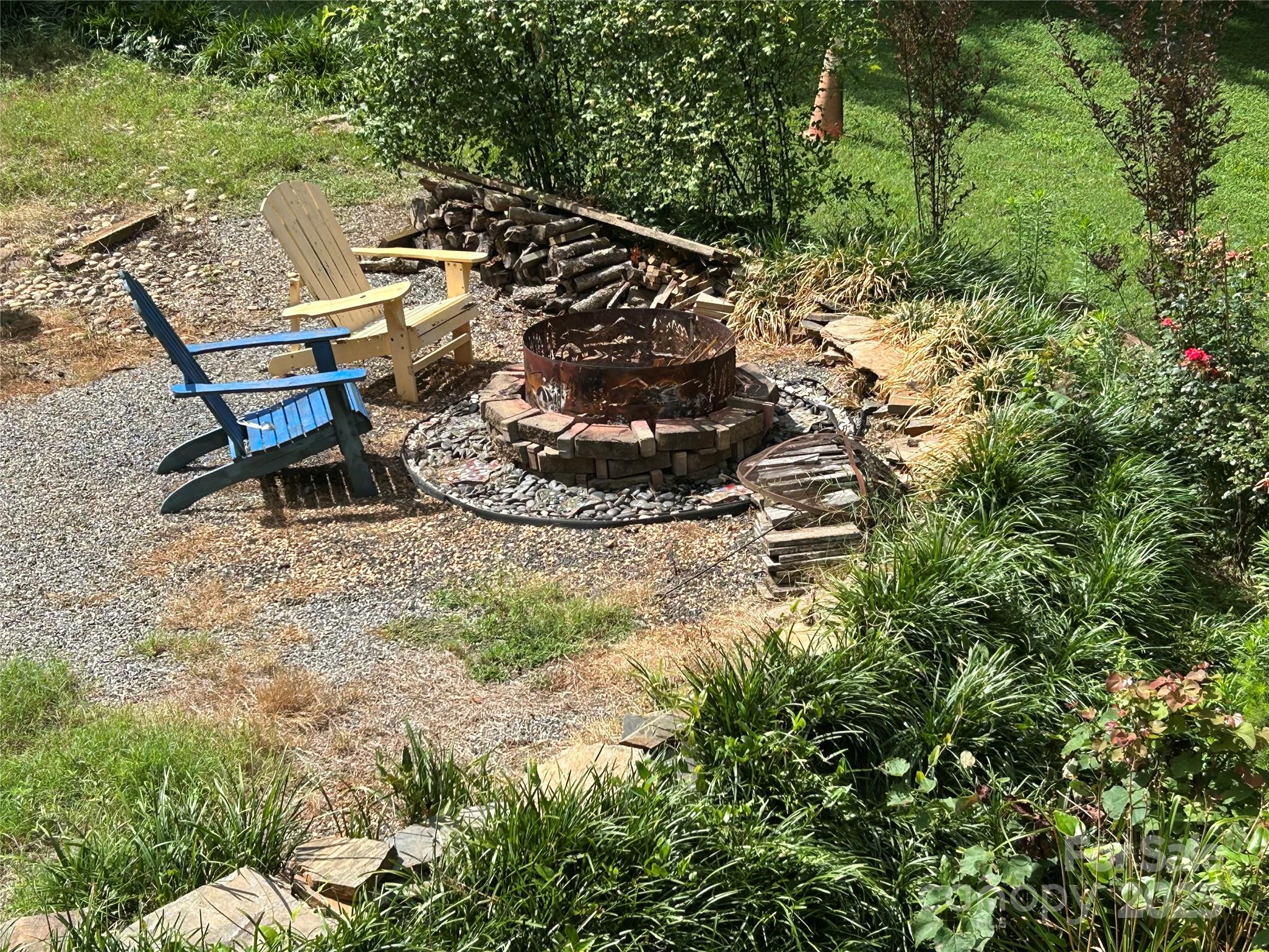 124 Blue Ridge Drive Rutherfordton, NC 28139 - Photo 38 of 48 a view of a backyard with sitting area