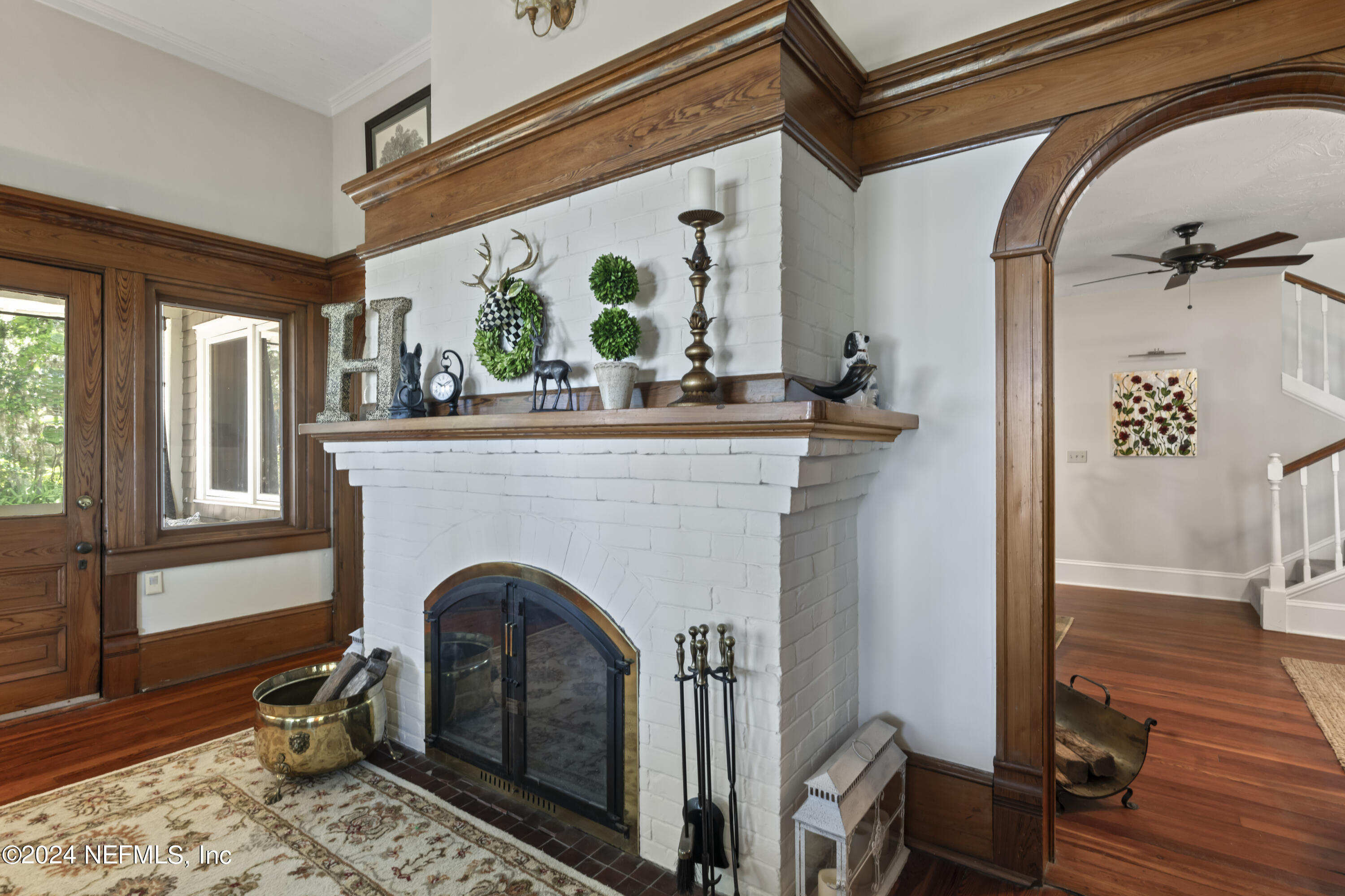 6935 Old Church Road Fleming Island, FL 32003 - Photo 22 of 66 Fireplace in the study