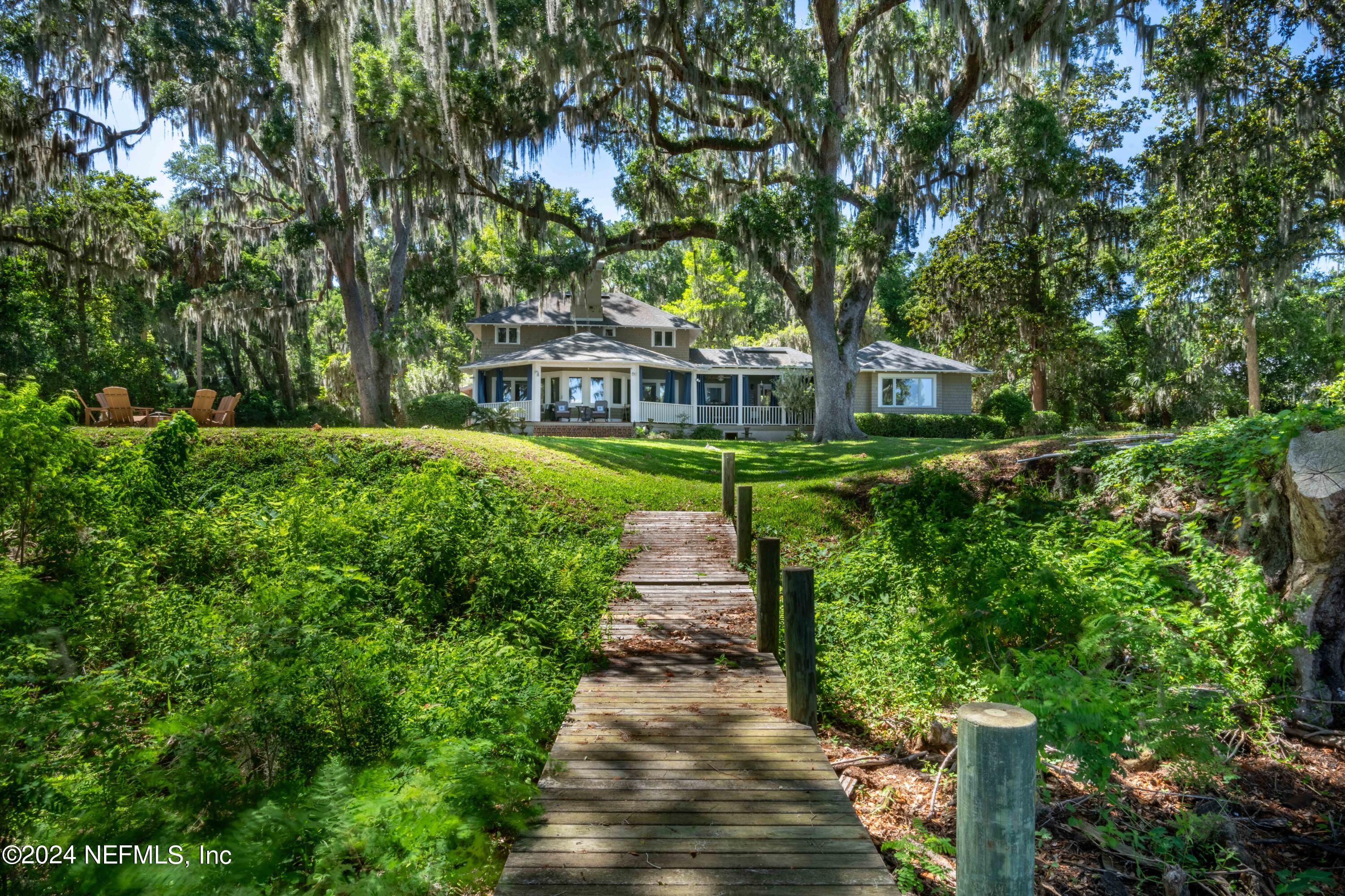 6935 Old Church Road Fleming Island, FL 32003 - Photo 58 of 66 View from Dock to the main home