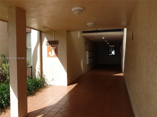 a view of a hallway