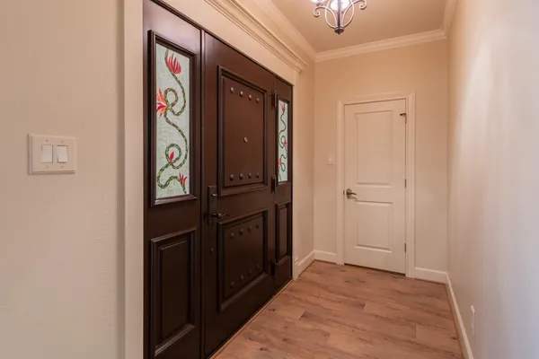 a view of a hallway
