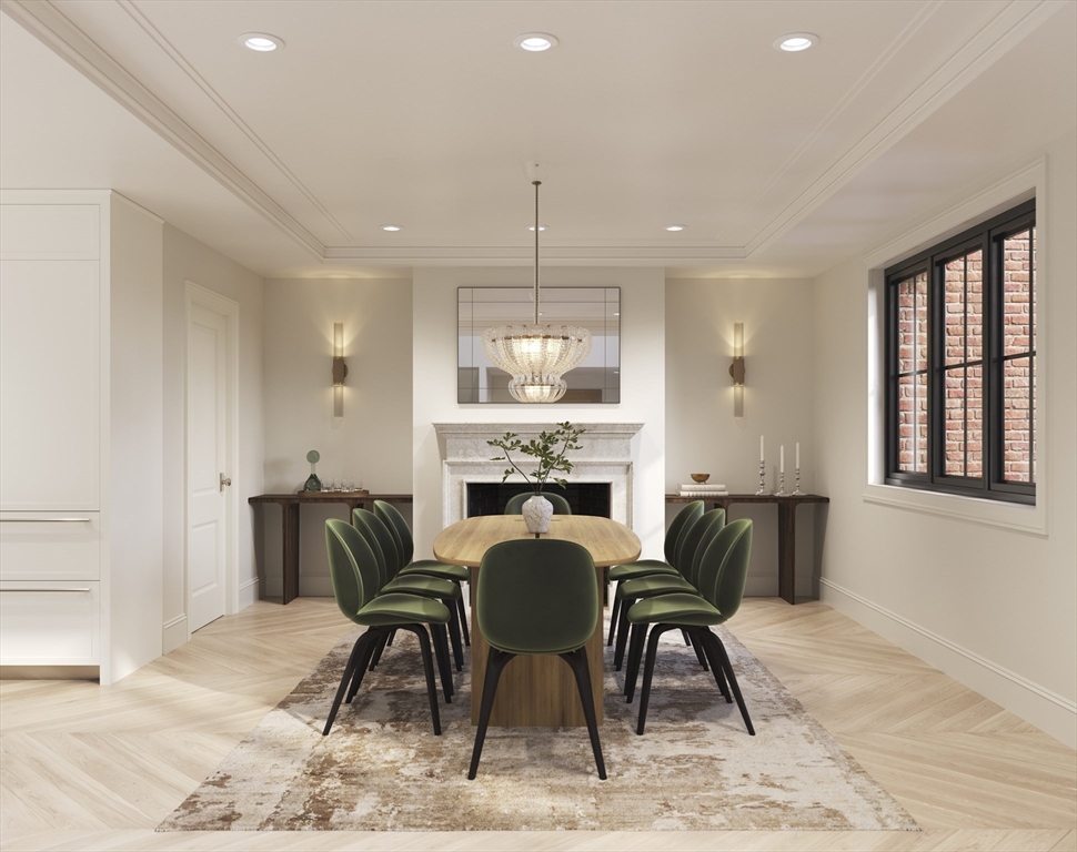 397 Commonwealth Avenue, Unit PH Boston, MA 02215 - Photo 7 of 8 a view of a dining room with furniture and window