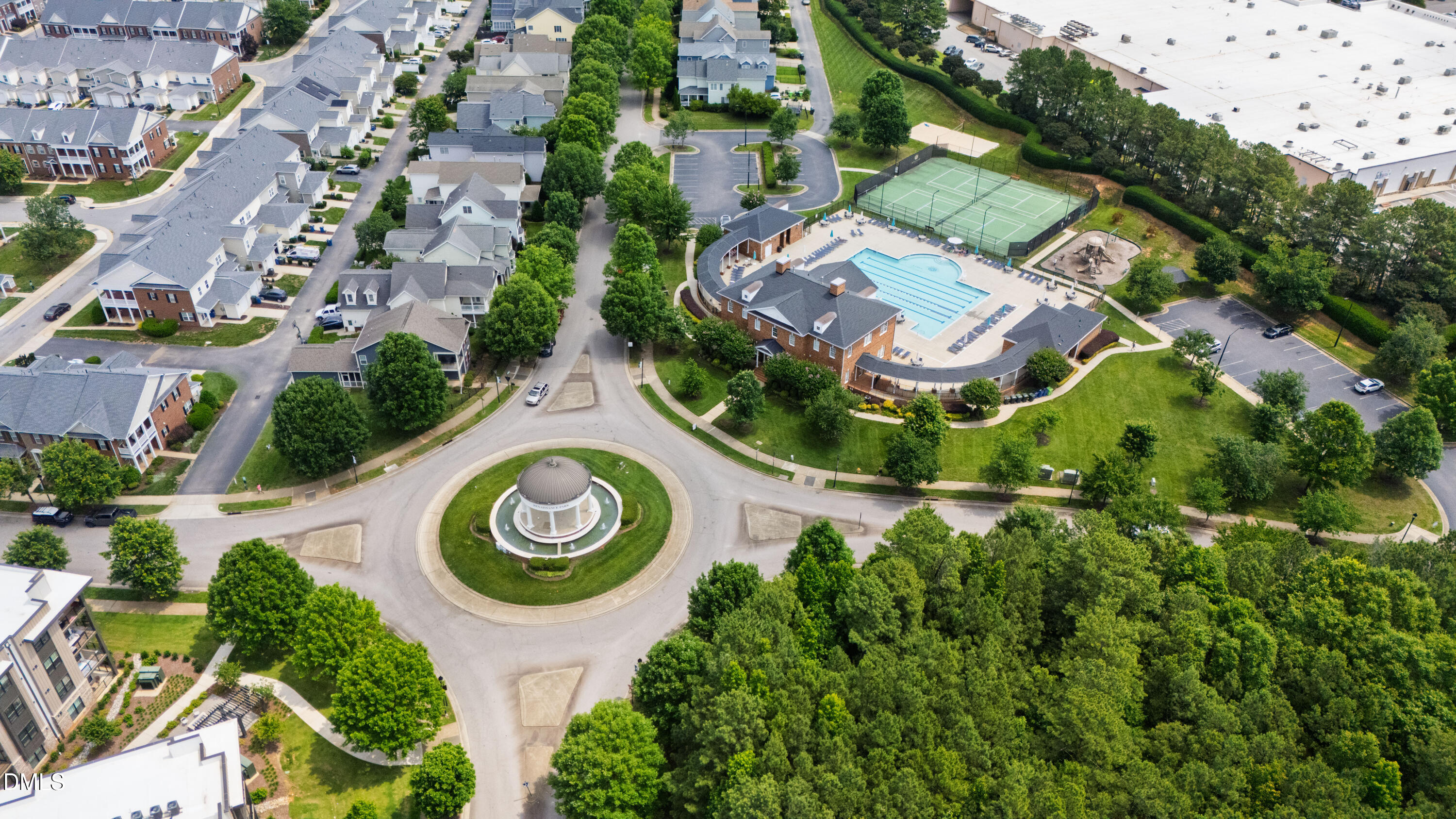 1118 Renewal Place Raleigh, NC 27603 - Photo 34 of 38 an aerial view of residential house with outdoor space and swimming pool