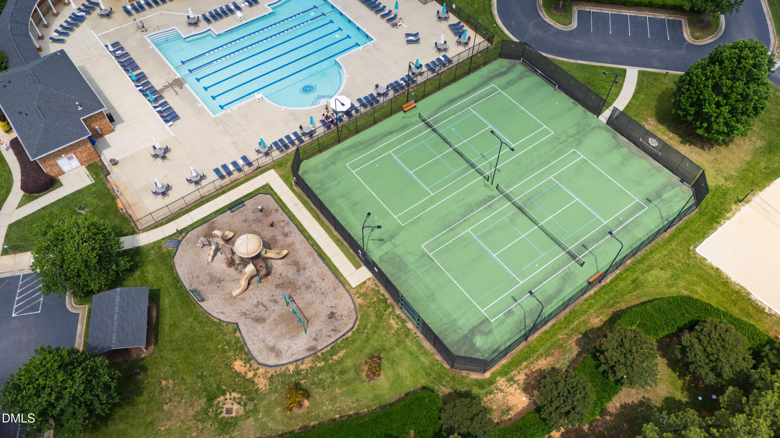 1118 Renewal Place Raleigh, NC 27603 - Photo 36 of 38 an aerial view of a backyard