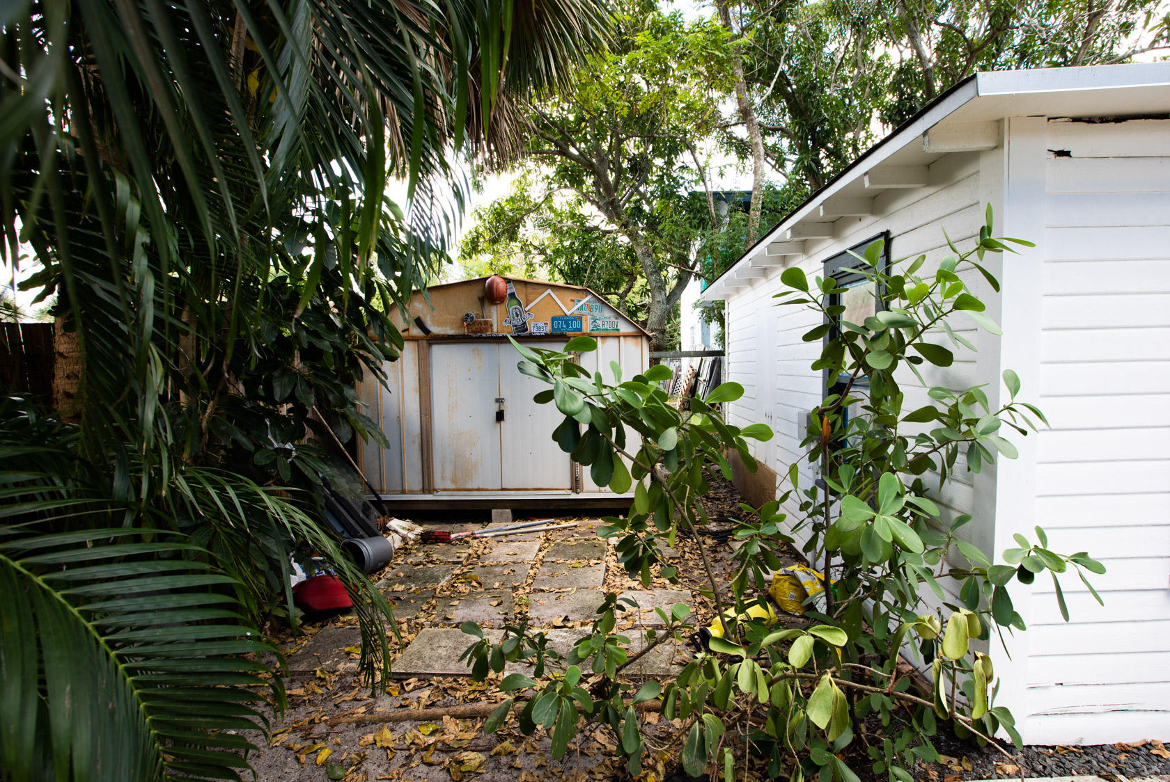 522 Hampton Road West Palm Beach, FL 33405 - Photo 42 of 44 Bonus room/shed/Garden view