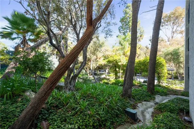 a view of patio with wooden floor