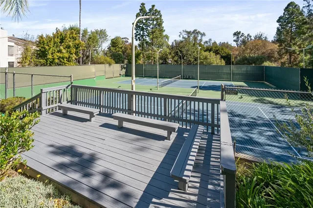 a view of a tennis court